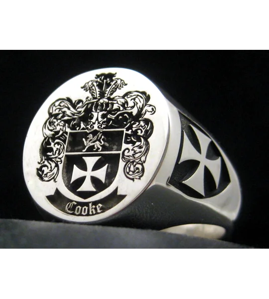 Cooke Family Crest Ring