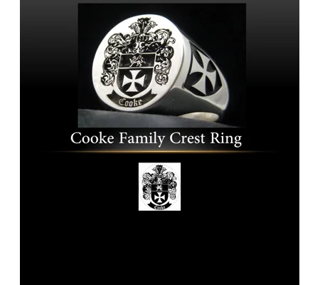 Cooke Family Crest Ring