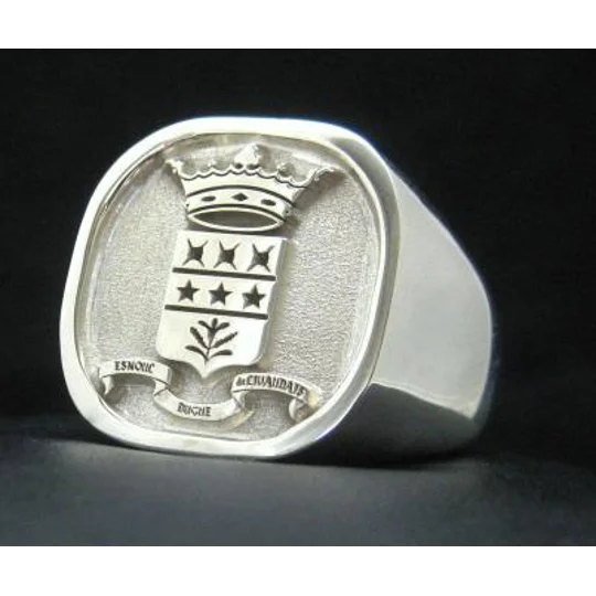 Square Tailored Made Signet Rings