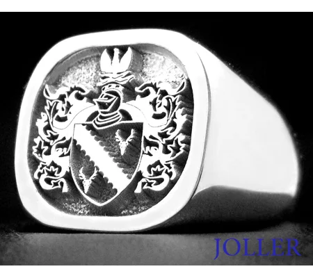 Design Your Own Family Crest Cushion Ring