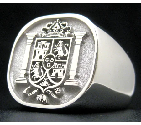 Cushion Rings - Any Family Crest