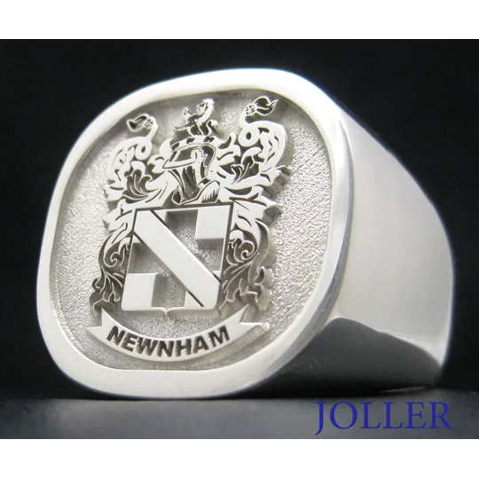 Custom Made Family Crest Cushion Ring