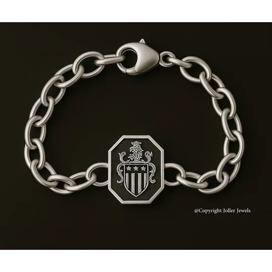 custom coat of arms bracelet