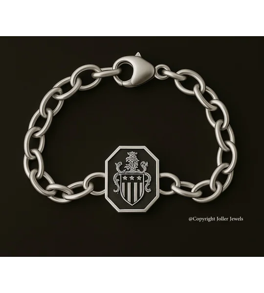 custom coat of arms bracelet