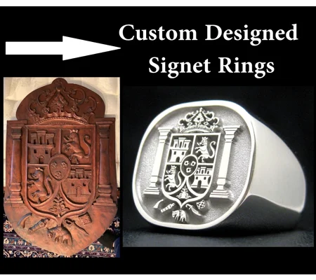 Custom Designed Signet Rings
