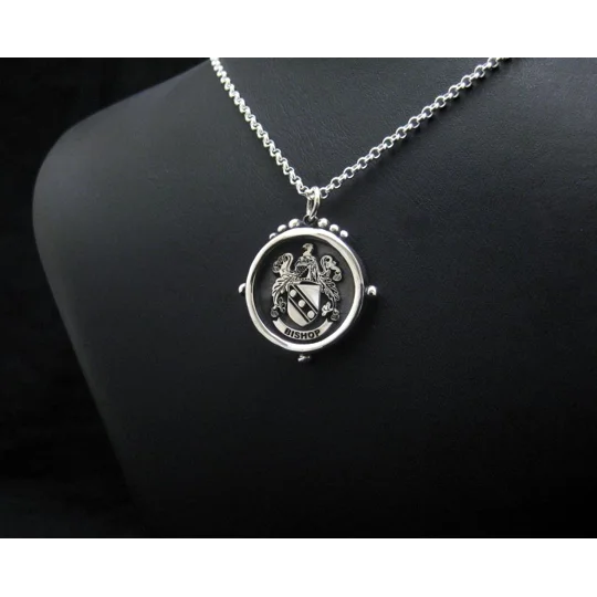 Design Your Own Family Crest Pendant - Mason Pendant - Any Crest
