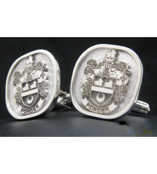 Custom Engraved Signet Cufflinks