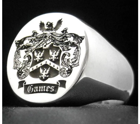Custom Family Crest Ring