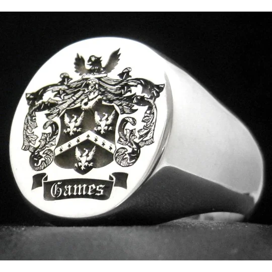 Custom Family Crest Ring