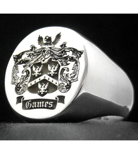 Custom Family Crest Ring