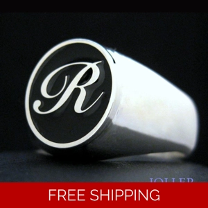 Custom Made Signet Ring - Monogram