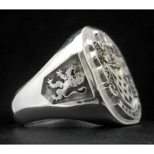 Custom Made Signet Ring with any draft Sketch R01-065-17
