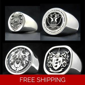 Custom Military Signet Ring