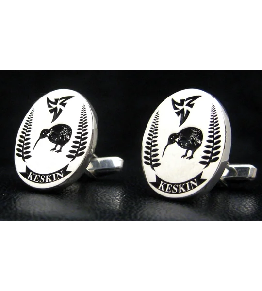 custom silver cufflinks
