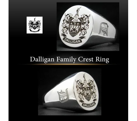 Dalligan Family Crest Ring