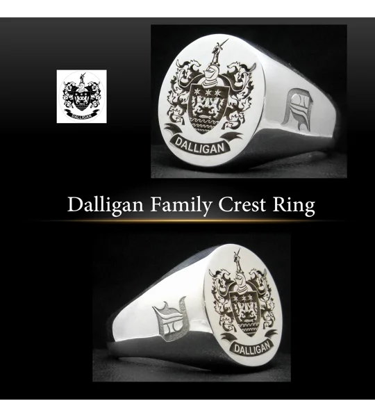 Dalligan Family Crest Ring
