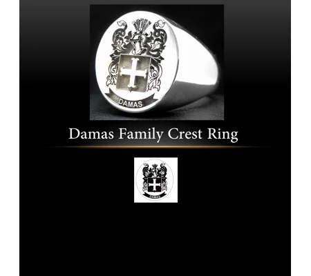 Damas Family Crest Ring