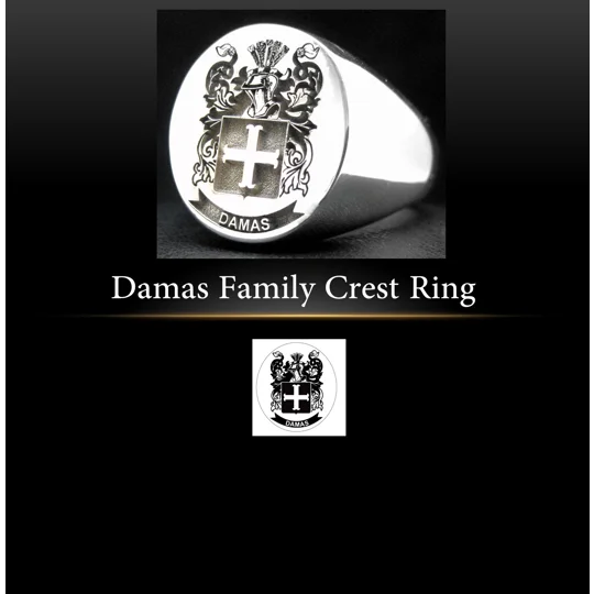 Damas Family Crest Ring