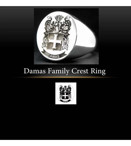 Damas Family Crest Ring