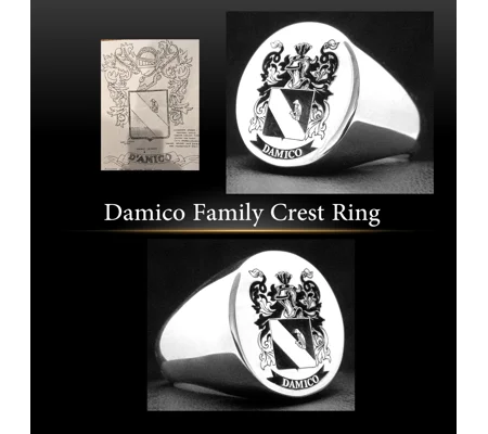 Damico Family Crest Ring