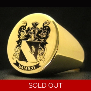 Gents Gold Signet Rings