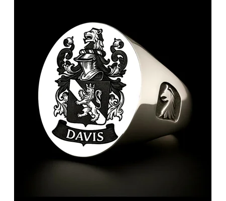 Davis Coat of Arms Ring