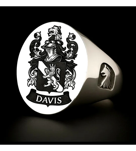 Davis Coat of Arms Ring