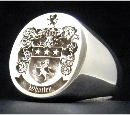 Design Your Own Family Crest Ring - Coat of Arms Ring
