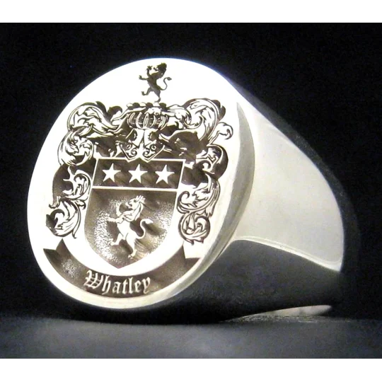Design Your Own Family Crest Ring - Coat of Arms Ring