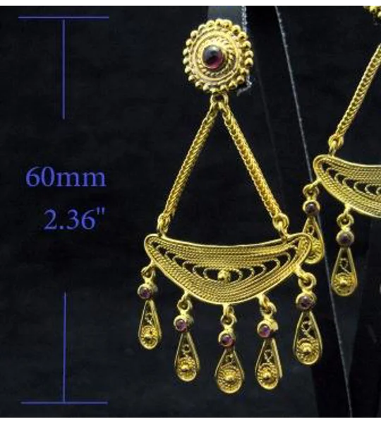 Chandelier Earrings - Handmade
