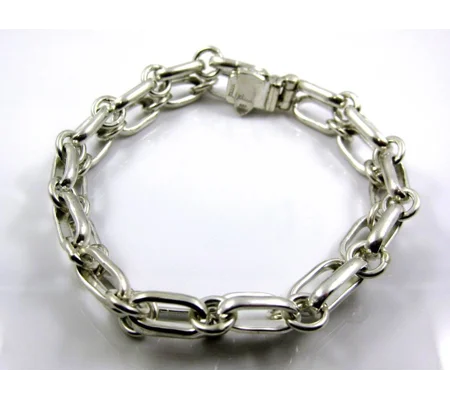 Mens Silver Bracelet - Handmade