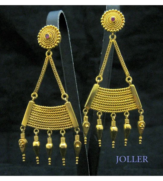 Chandelier Earrings Gold