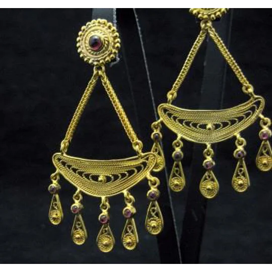 Chandelier Earrings - Handmade