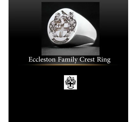 Eccleston Family Crest Ring