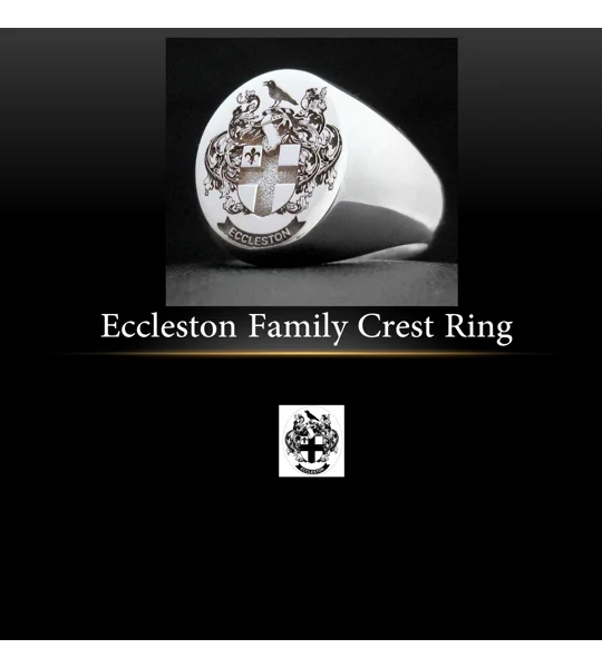 Eccleston Family Crest Ring
