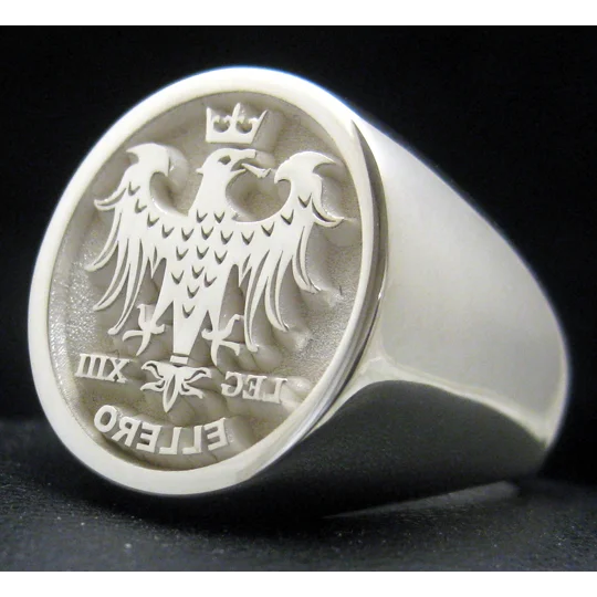 Mens Family Crest Ring