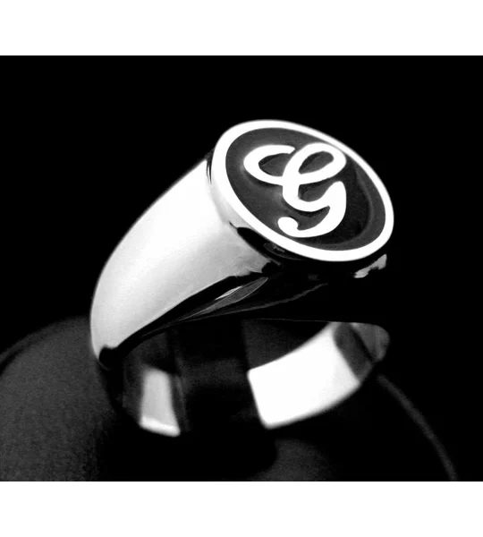Custom Made Signet Ring - Monogram