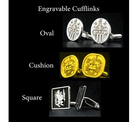 Engravable Cufflinks