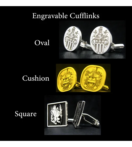Engravable Cufflinks