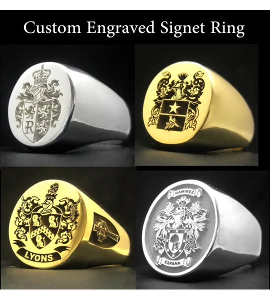 Engraved Signet Ring