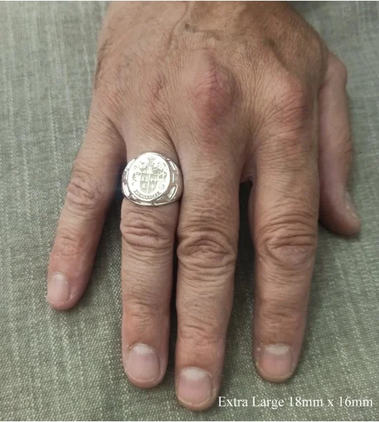 Design Your Own - Coat of Arms Ring - Castle Pattern
