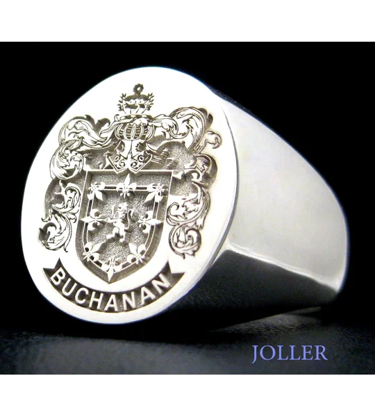 Mens Family Crest Ring