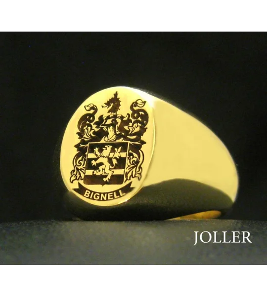 Bespoke Signet Ring With Initials
