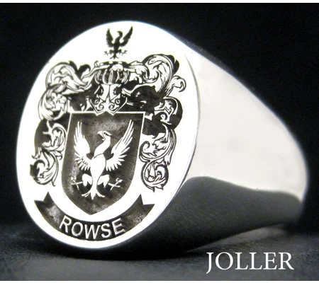 Custom Engraved Your Family Crest Signet Ring