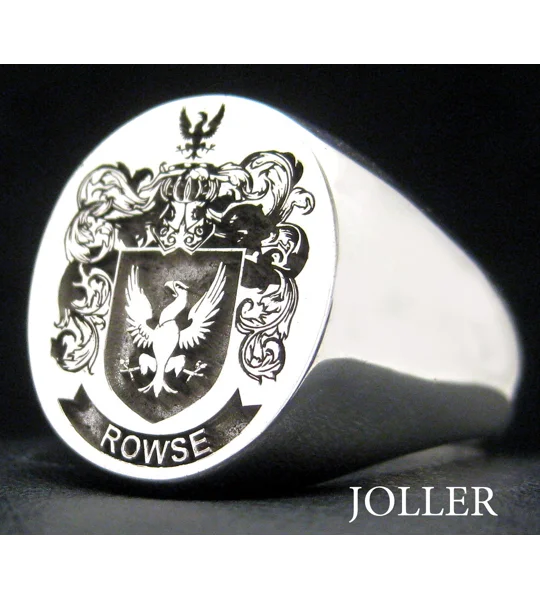 Mens Family Crest Ring