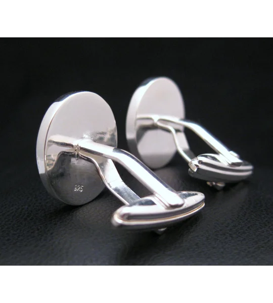 Family Crest Cufflinks Custom Engraved
