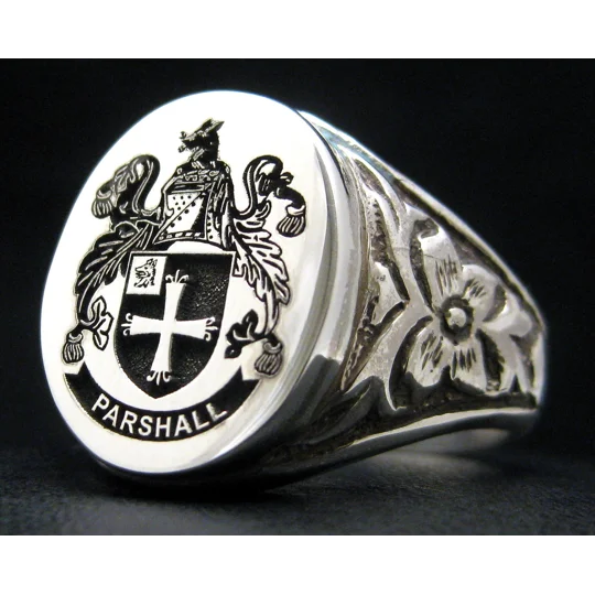 Bespoke Signet Ring With Coat Of Arms
