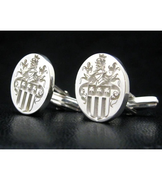 family crest cufflinks