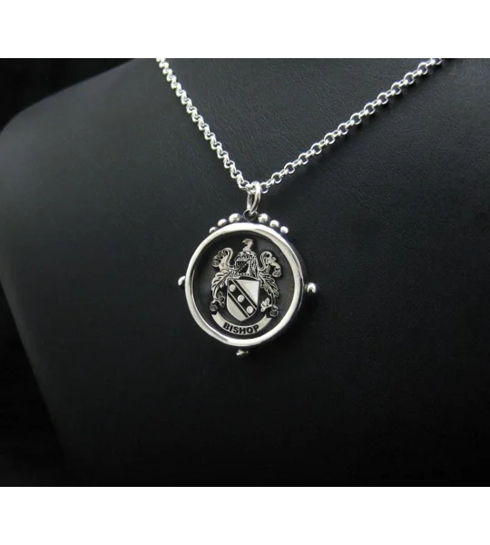 Design Your Own Family Crest Pendant - Mason Pendant - Any Crest