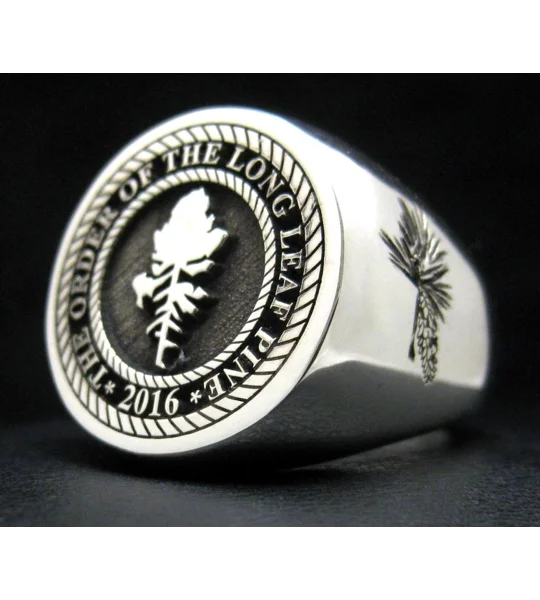 oxidized silver ring